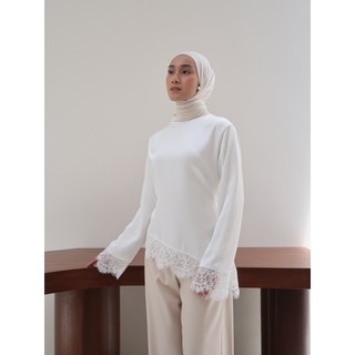 Her Official - ZIA BLOUSE / Silk Lace Blouse