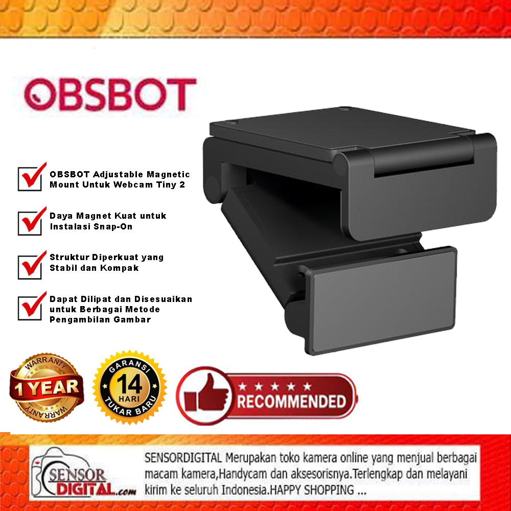 OBSBOT แท่นยึดแม่เหล็กแบบปรับได้สําหรับเว็บแคม Tiny 2