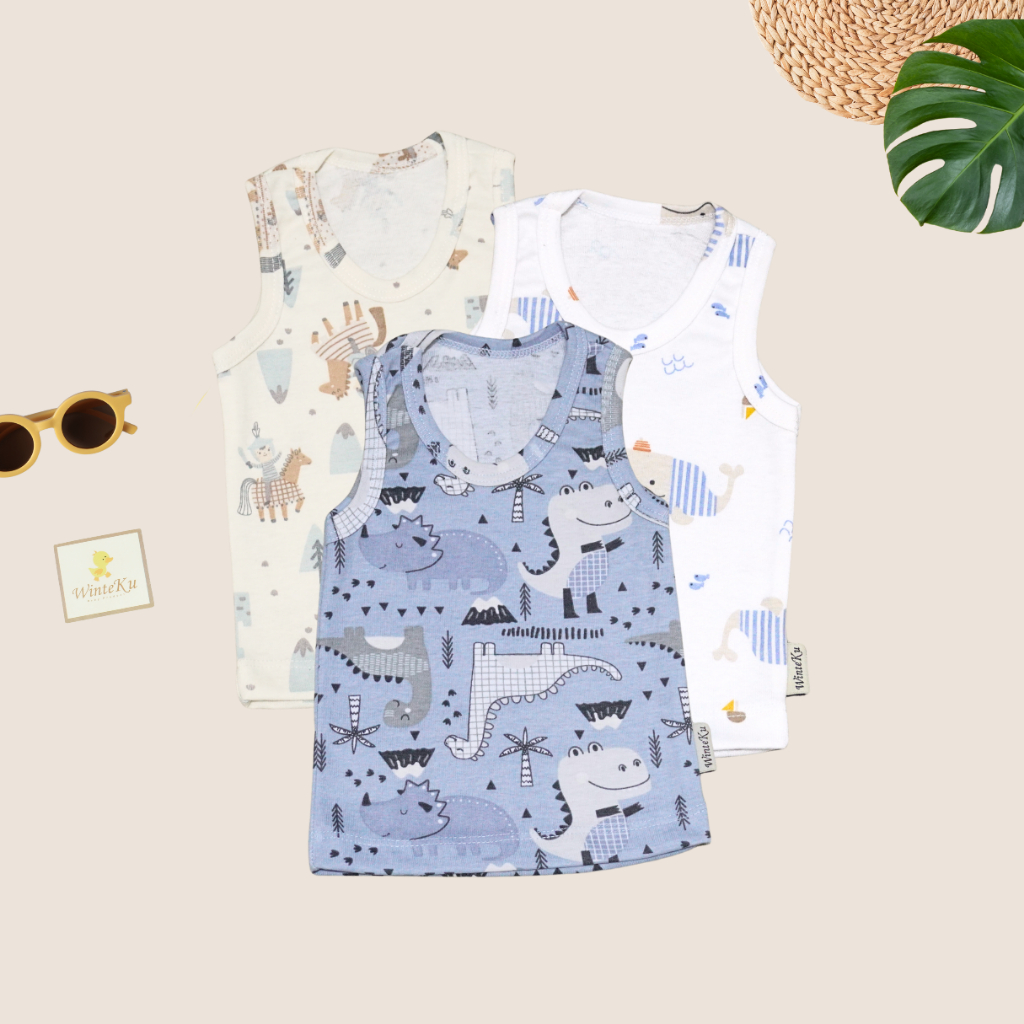 Winteku SINGLET Print Orion Boy - Orion Boy SINGLET Top