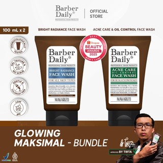GLOWING MAKSIMAL - Acne Care & Oil Control Face Wash + Bright Radiance Face Wash