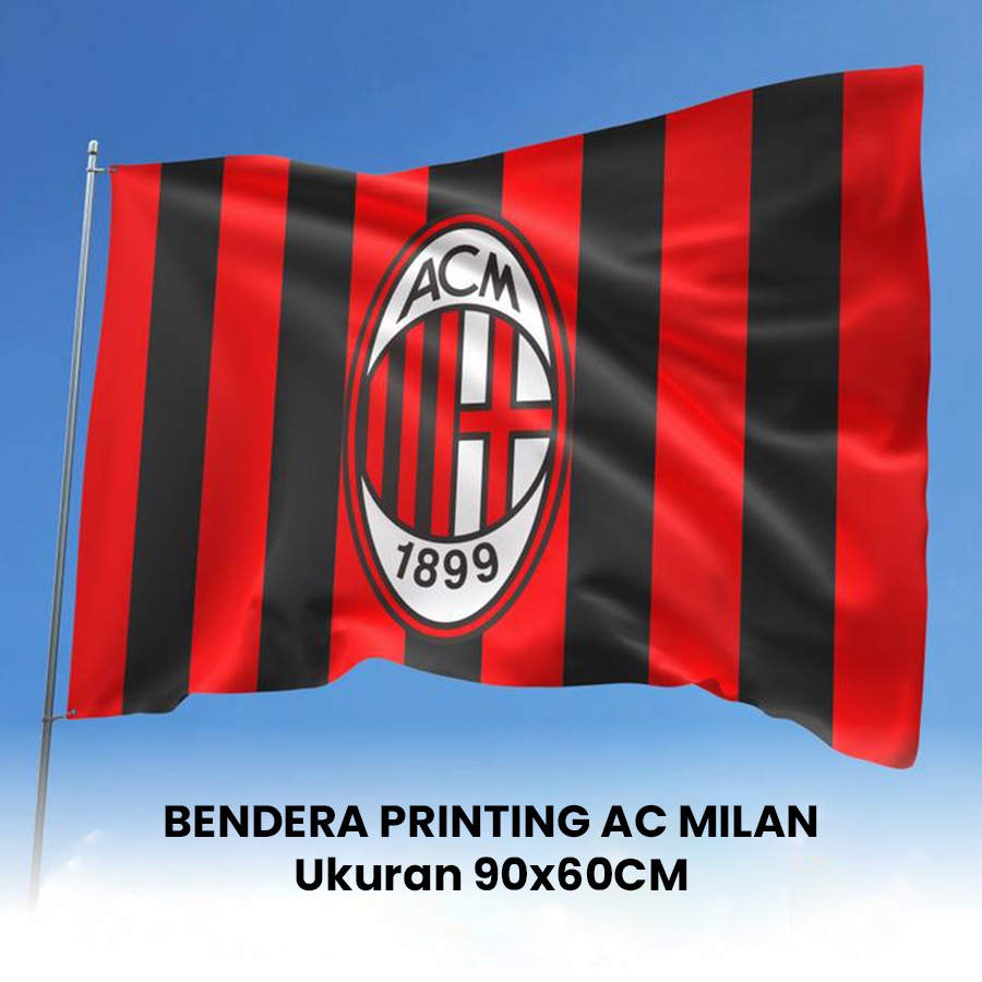 AC MILAN FOOTBALL CLUB โปสเตอร์ผ้า FLAG โปสเตอร์ AC MILAN