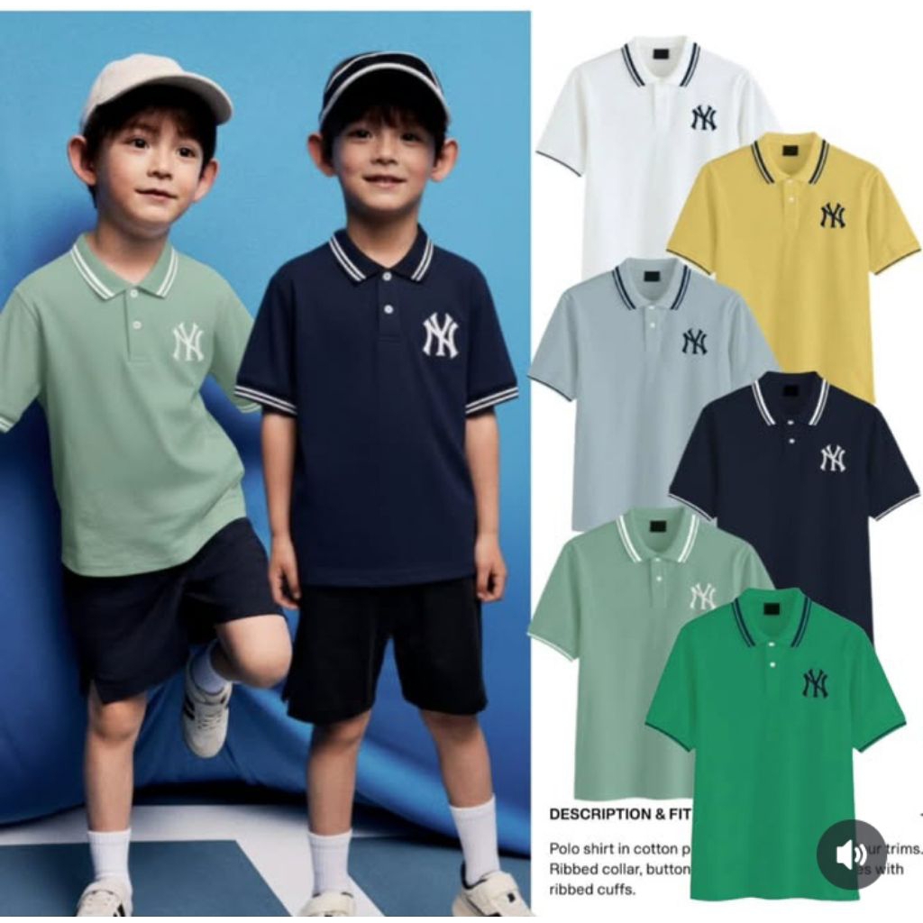 เสื้อโปโล MLB BOYS**