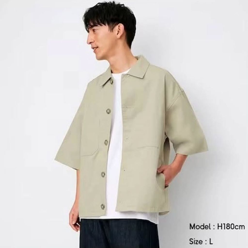 Jacket เสื้อเชฟ Oversize by GU uniqlo