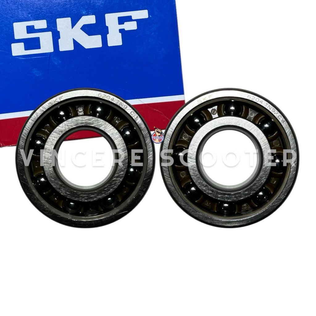 Original SKF 6204 แบริ่งความเร็วสูงสําหรับ Vespa PTS Special Darling SS90 ET3 Smallframe