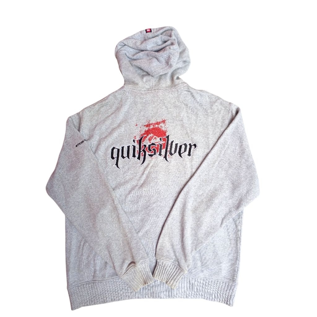 HOODIE VTG QUIK SILVER Y2K HIP HOP/STRETCHWEAR