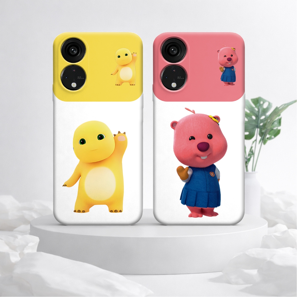 เคส HP สําหรับ Oppo A18 A38 A5X A3X A3 PRO A54 A60 A58 A17K A17 Casing Clear Case Tpu Lippocase