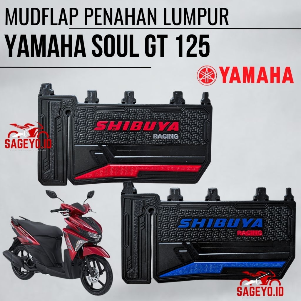 Mudflap Mio Soul GT 125 / บังโคลน Mio Soul GT 125 วัสดุยางพรีเมี่ยม