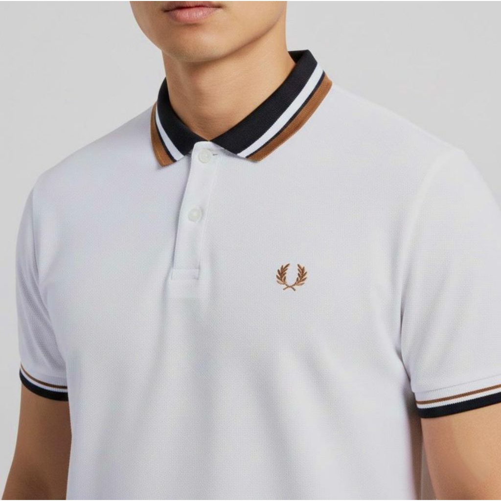 เสื้อโปโลผู้ชาย คอปกแขนสั้นพรีเมียม