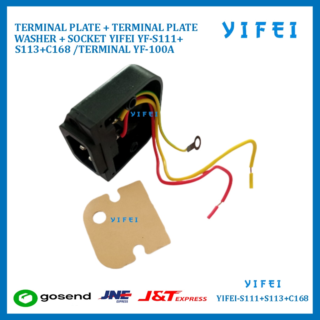 TERMINAL PLATE + TERMINAL PLATE WASHER + SOCKET YIFEI YF-S111+S113+C168 /TERMINAL YF-100A
