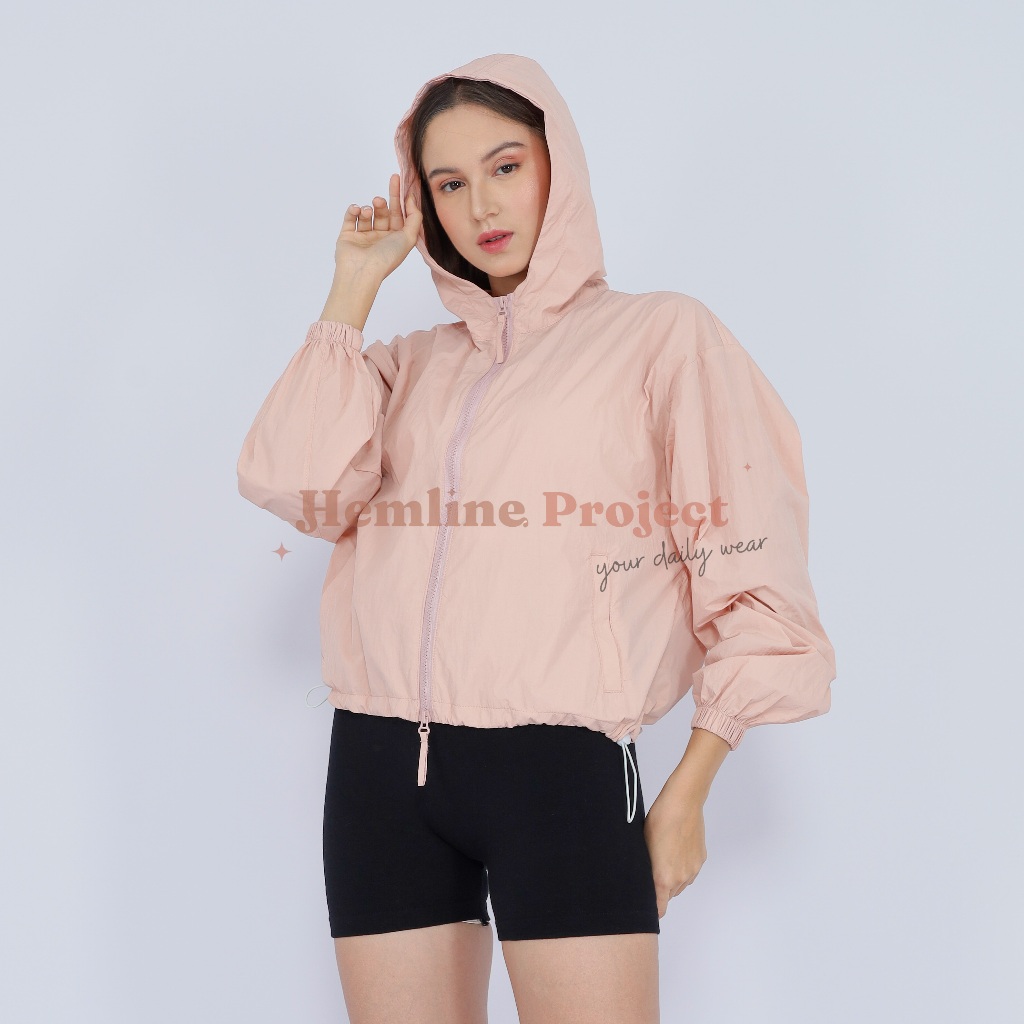 Kiyoko เสื้อแจ็คเก็ตน้ําหนักเบา - Flamingo