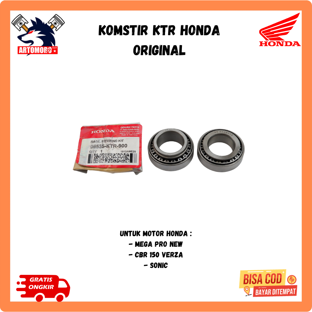 คอพวงมาลัย KTR ดั้งเดิมสําหรับ Honda Mega Pro, CBR 150 & Sonic / CB 150 & Verza