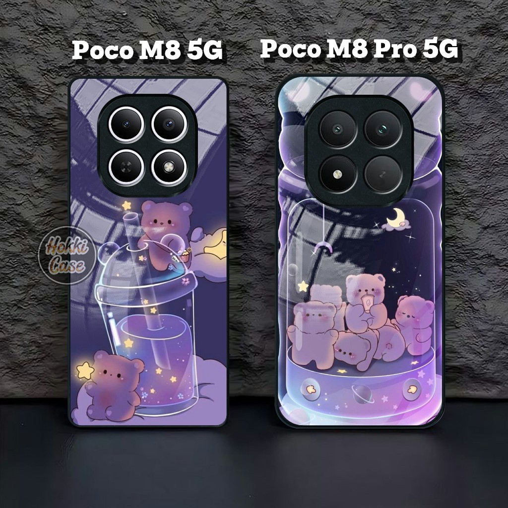 Poco M8 5G M8 Pro 5G Case - Poco M8 M8 Pro Glass Softcase - Poco M8 Poco M8 Pro 5G Case - Poco M8 Pr