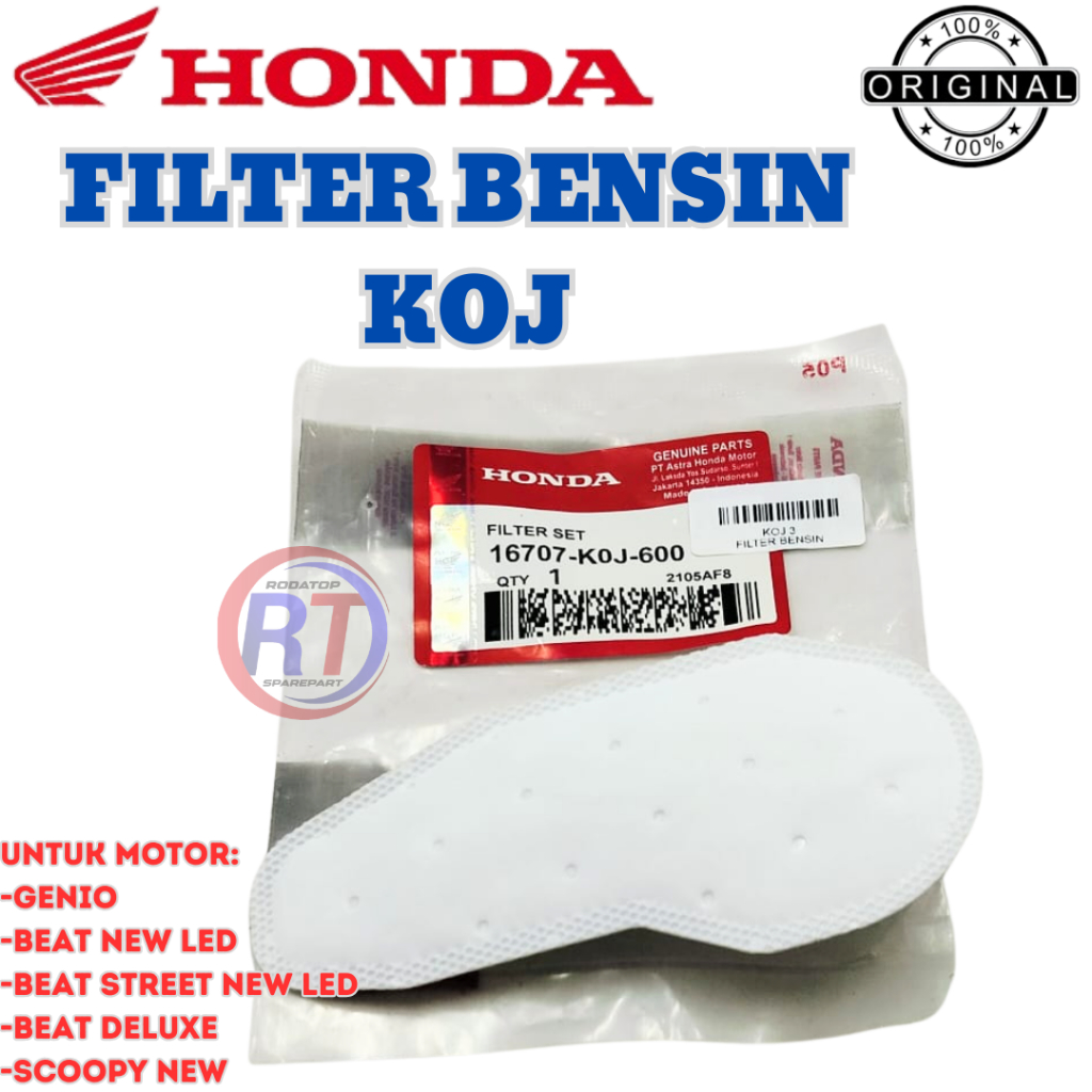 ต้นฉบับ GACOLINE FILTER KOJ CODE HONDA PRECISION สําหรับ GENIO BEAT LED NEW SCOOPY NEW ETC. รถจักรยา