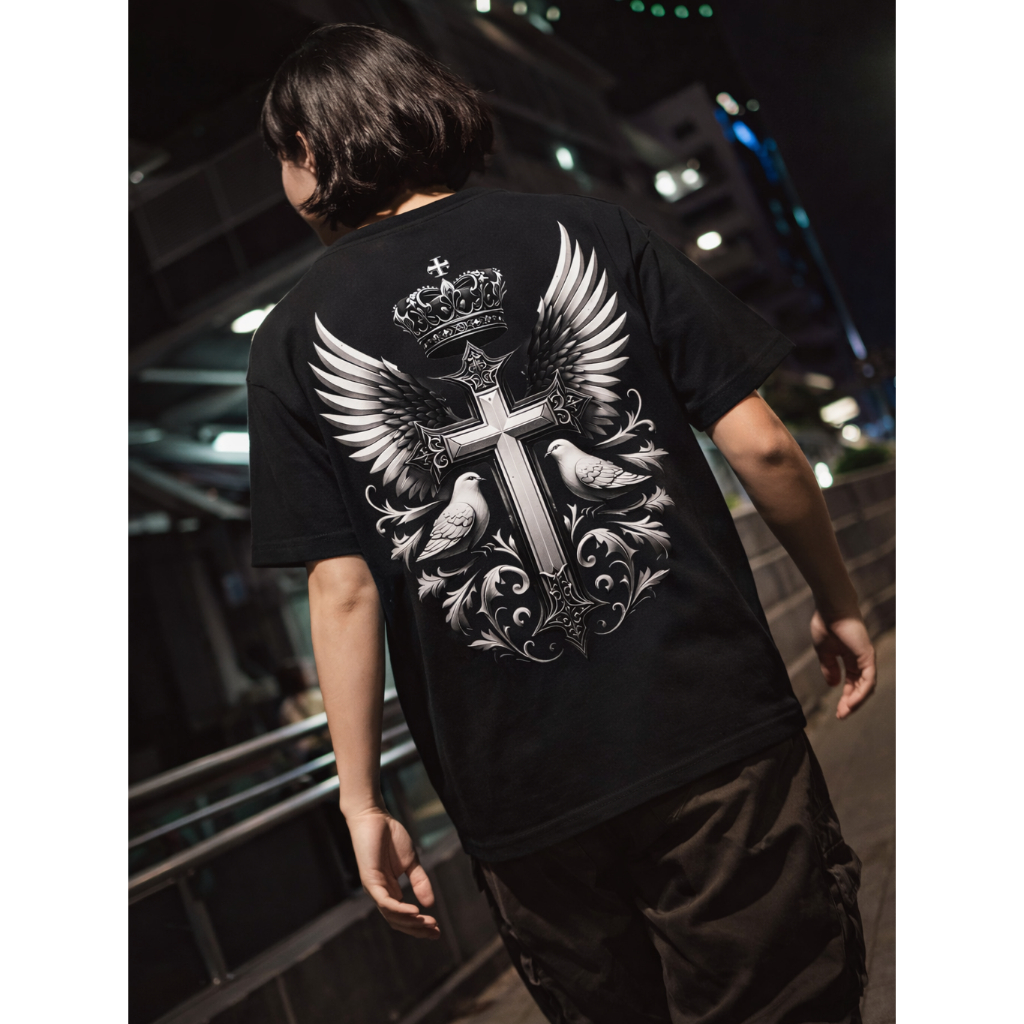 DOVE JOHN 1:32 เสื้อยืด SPIRITUAL สําหรับผู้หญิงและผู้ชาย