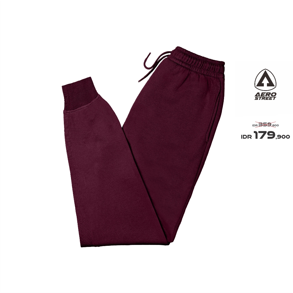 Aerostreet Jogger Long Pants Visenzo Maroon Jogger Pants EBAAA