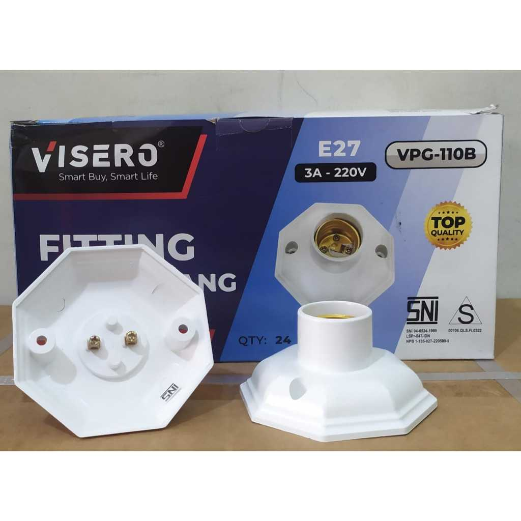 เพดานแปดเหลี่ยมขนาดกลางพอดี VPG 110B VISERO/Medium Octagon แปดเหลี่ยมโคมไฟติดตั้งเพดาน (VPG-110B)
