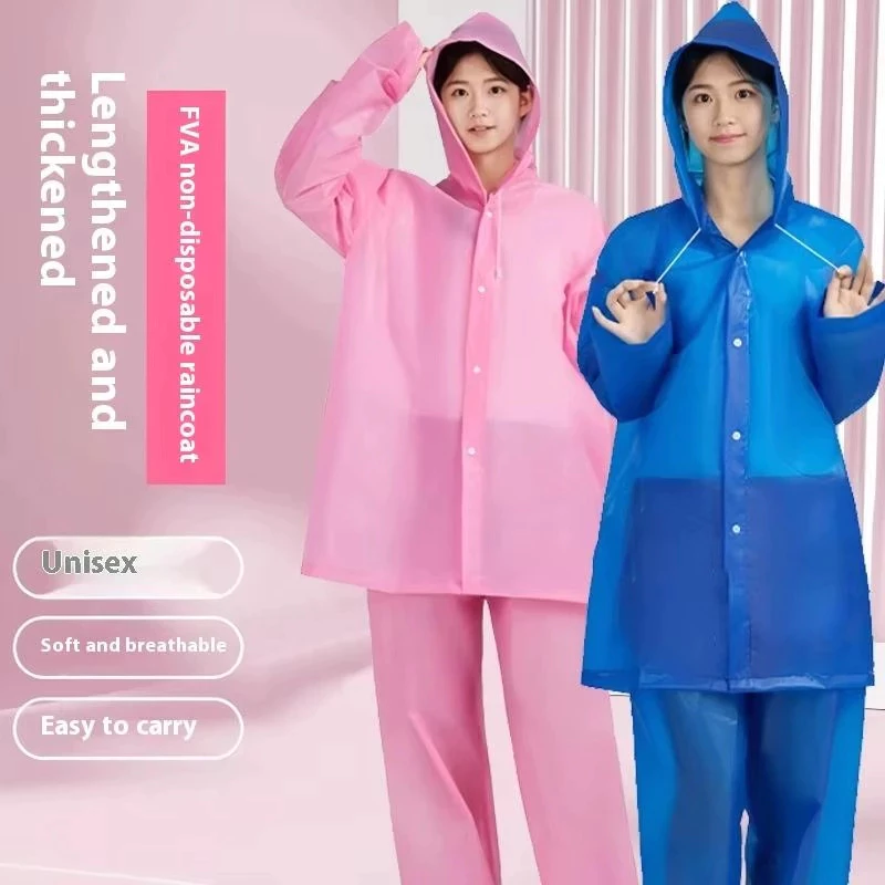 ชุดเสื้อกันฝน OUTRED เสื้อและกางเกง EVA สำหรับผู้ใหญ่ thumbnail 4