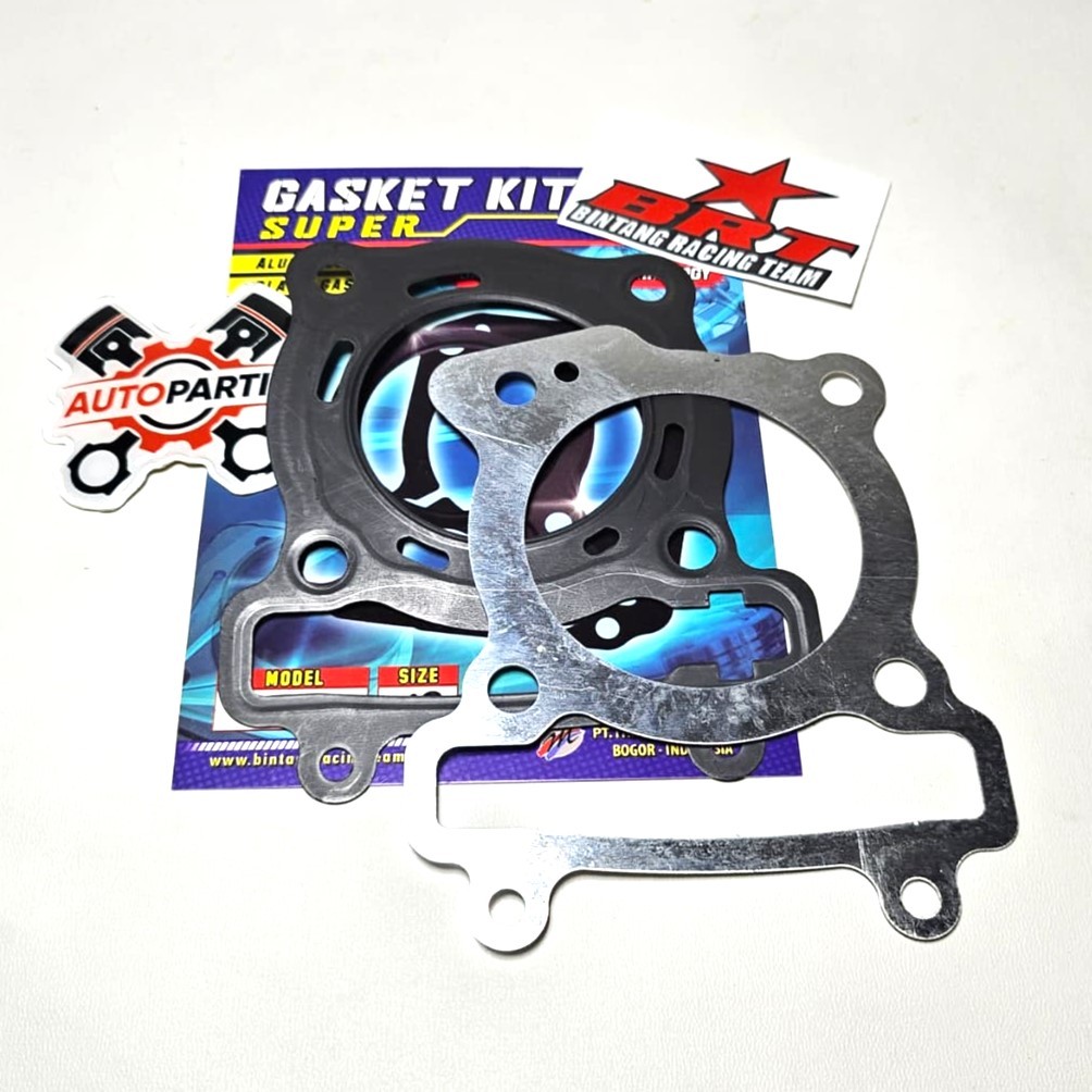 TOP และ BOTTOM GASKET BRT MX KING R15 V1 V2 NVL NVA VISION OLD XABRE JUPITER MX 62mm BRT GASKET 62mm