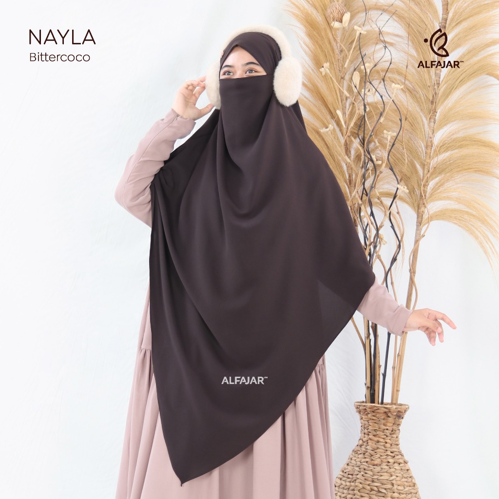Alfajar - Khimar Jilbab French NAILA Muslimah วัสดุ Medina ป้องกันรังสียูวี