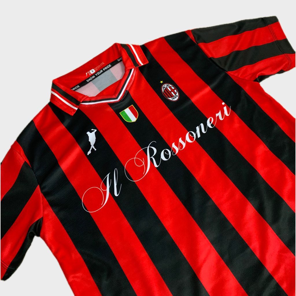 Vintage AC Milan Dry Fit Premium Jersey/fancy jersey/ retro jersey/vintage jersey/vintage club jerse
