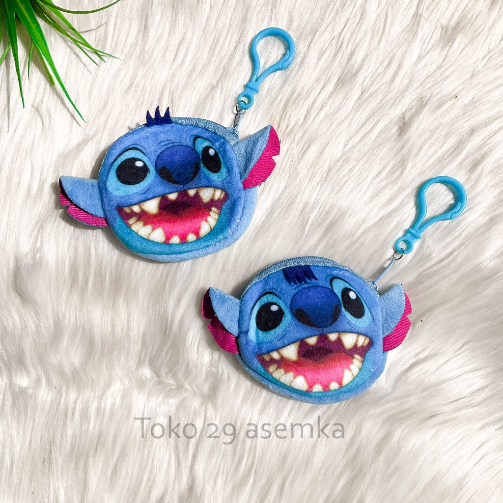 STITCH CLOTH COIN POUCH KP-1920 SMALL WALLET EASY TO CARRY PRACTICAL CUTE CHILDREN STRAP