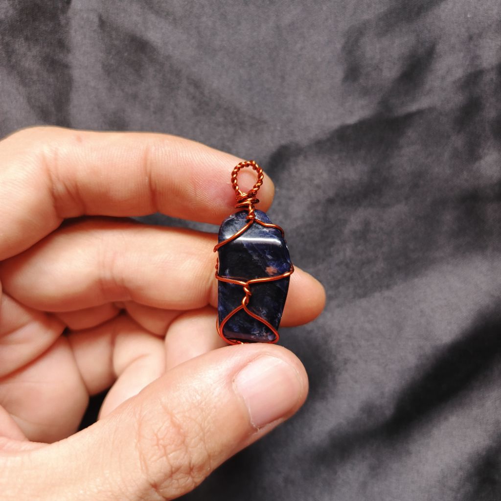 STL593 - จี้หินธรรมชาติ Sodalite