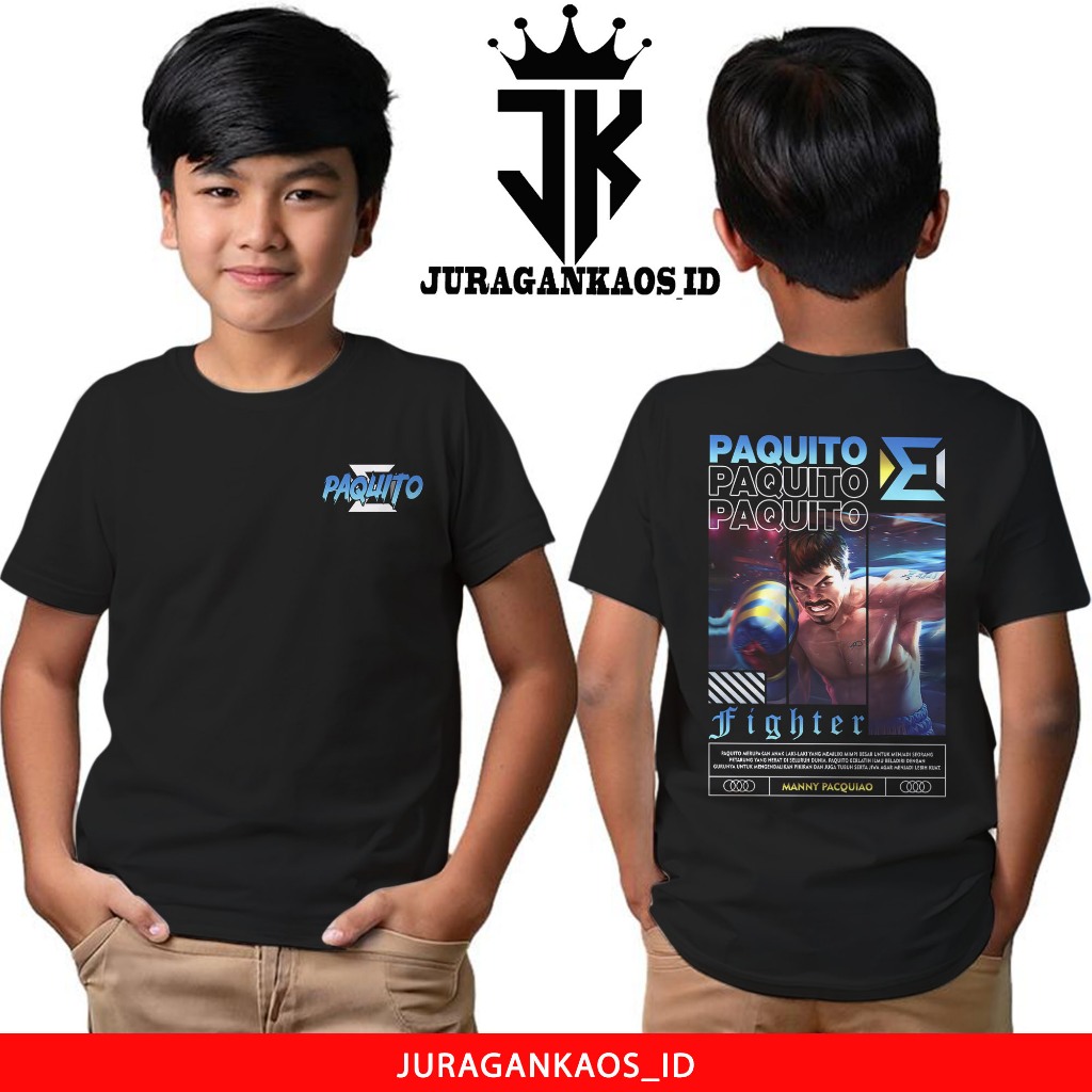 KATUN JuraganKaos Childrens Mobile Legend Paquito Manny Pacquiao Motif - เสื้อยืดเด็ก อายุ 1 ถึง 12 