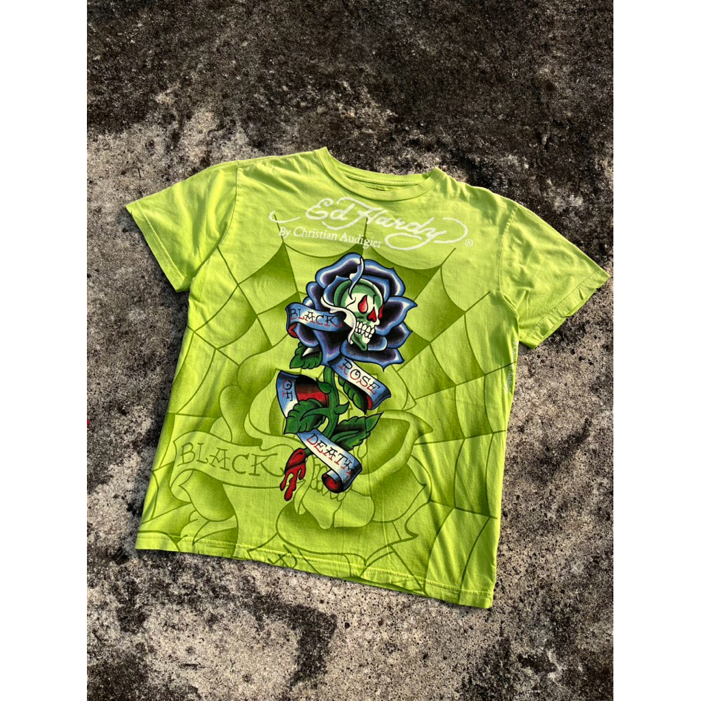 เสื้อยืด ED HARDY AOP BY CHRISTIAN AUDIGIER