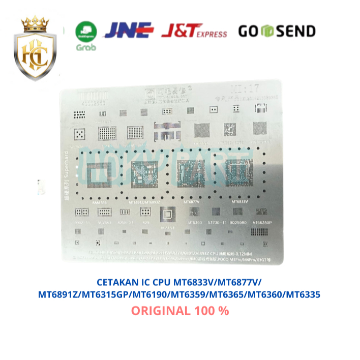 MT6833V/MT6877V/MT6891Z/MT6315GP/MT6190/MT6359/MT6365/MT6360/MT6335 AMOE ORIGINAL CPU IC แม่พิมพ์