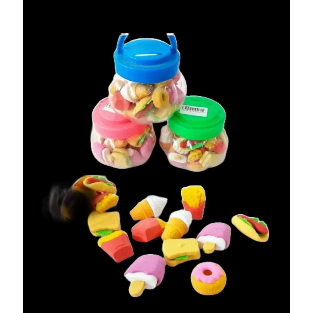 FANCY JUNK FOOD MINI ERASER (กล่อง)