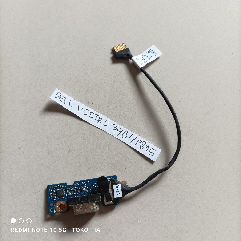 DC02002YQ00 Childboard Vga Dell Latitude 3481 P89G เดิม
