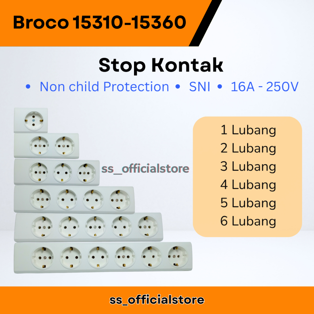 เทอร์มินัล / เต้ารับ Broco 15310-15360