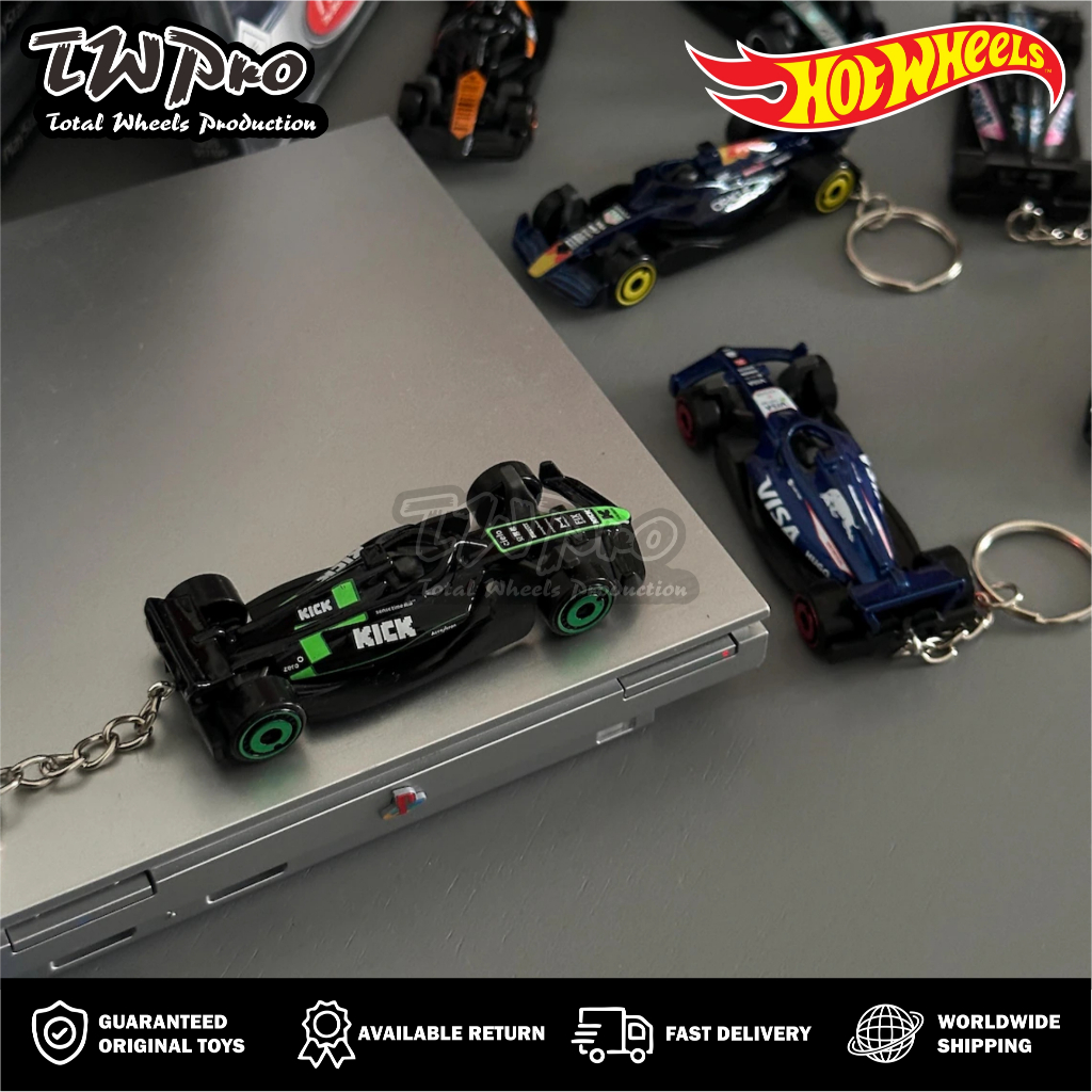 GANTUNGAN HOT WHEELS FORMULA 1 KEYCHAIN - F1 Racing Team - SHRIPP HOOK - KEYRING - KEYCHAIN - CUSTOM