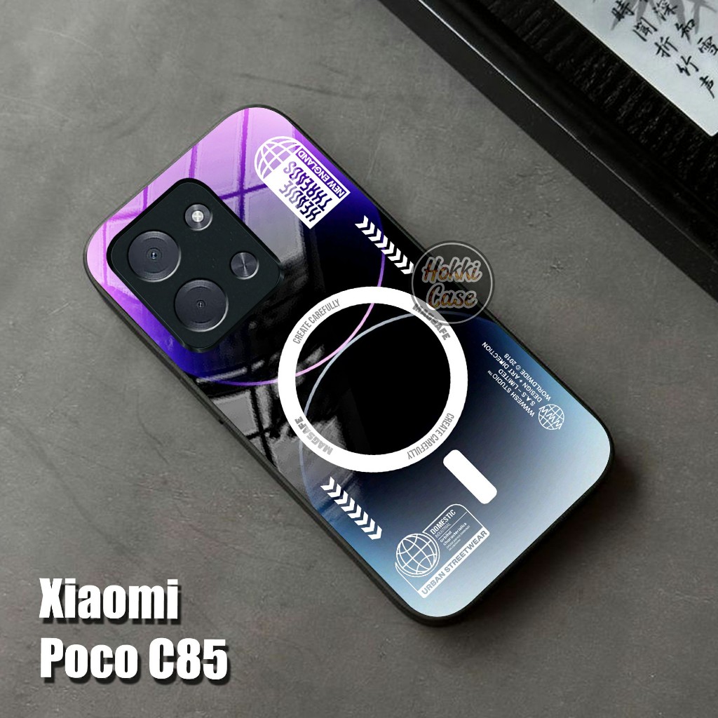 เคส HP Poco C85 - Poco C85 Glass Softcase - เคสโทรศัพท์ Poco C85 - Poco C85 Silicone - เคส Xiaomi Po