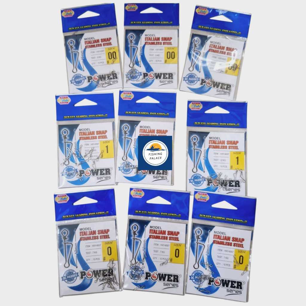 [FISHING PALACE] POWER ITALIAN SNAP STELLA SIZE 00/0/1