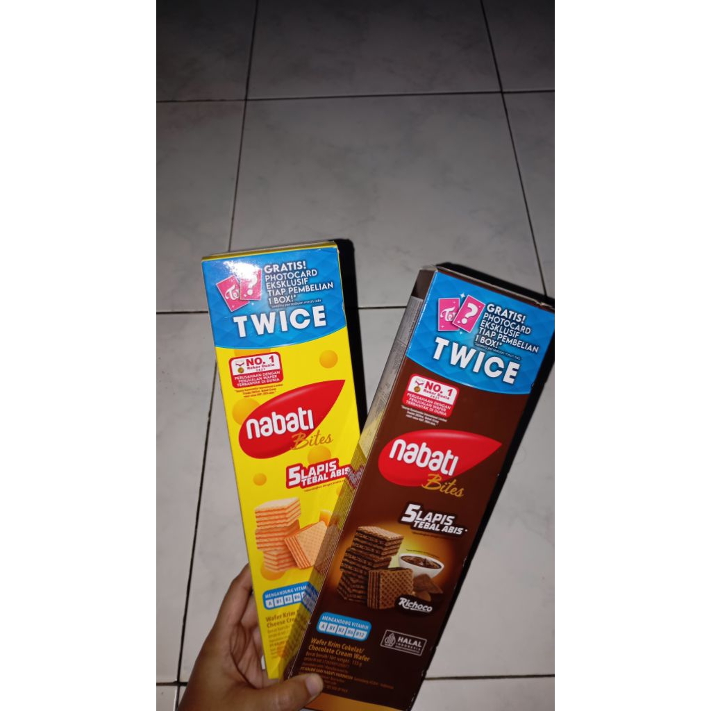 [OFFICIAL SEALED] TWICE X NABATI ฟรีโฟโต้การ์ด