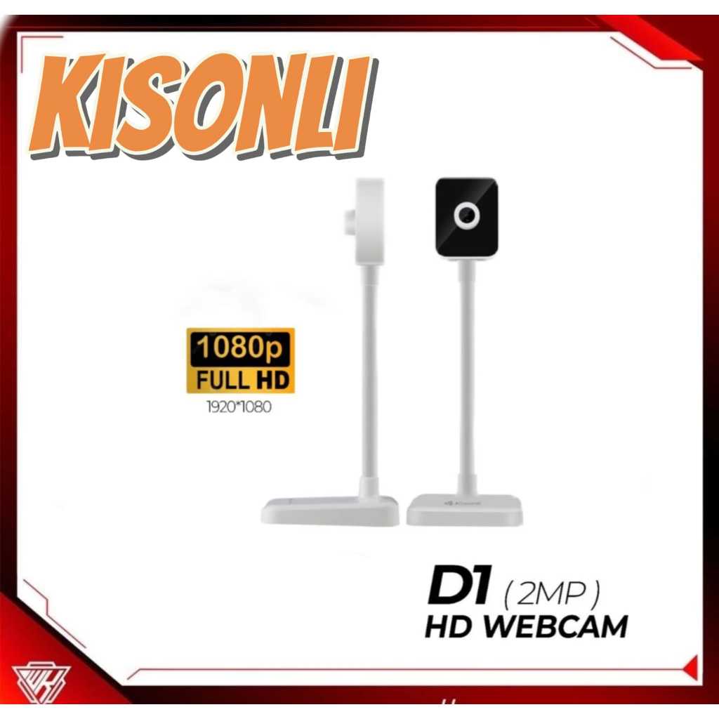 Kisonli D1 1080p/2k/4k Full HD เว็บแคม PC แล็ปท็อป Full HD Web Cam Kisonli D2 1080p ปลั๊ก Usb n เล่น