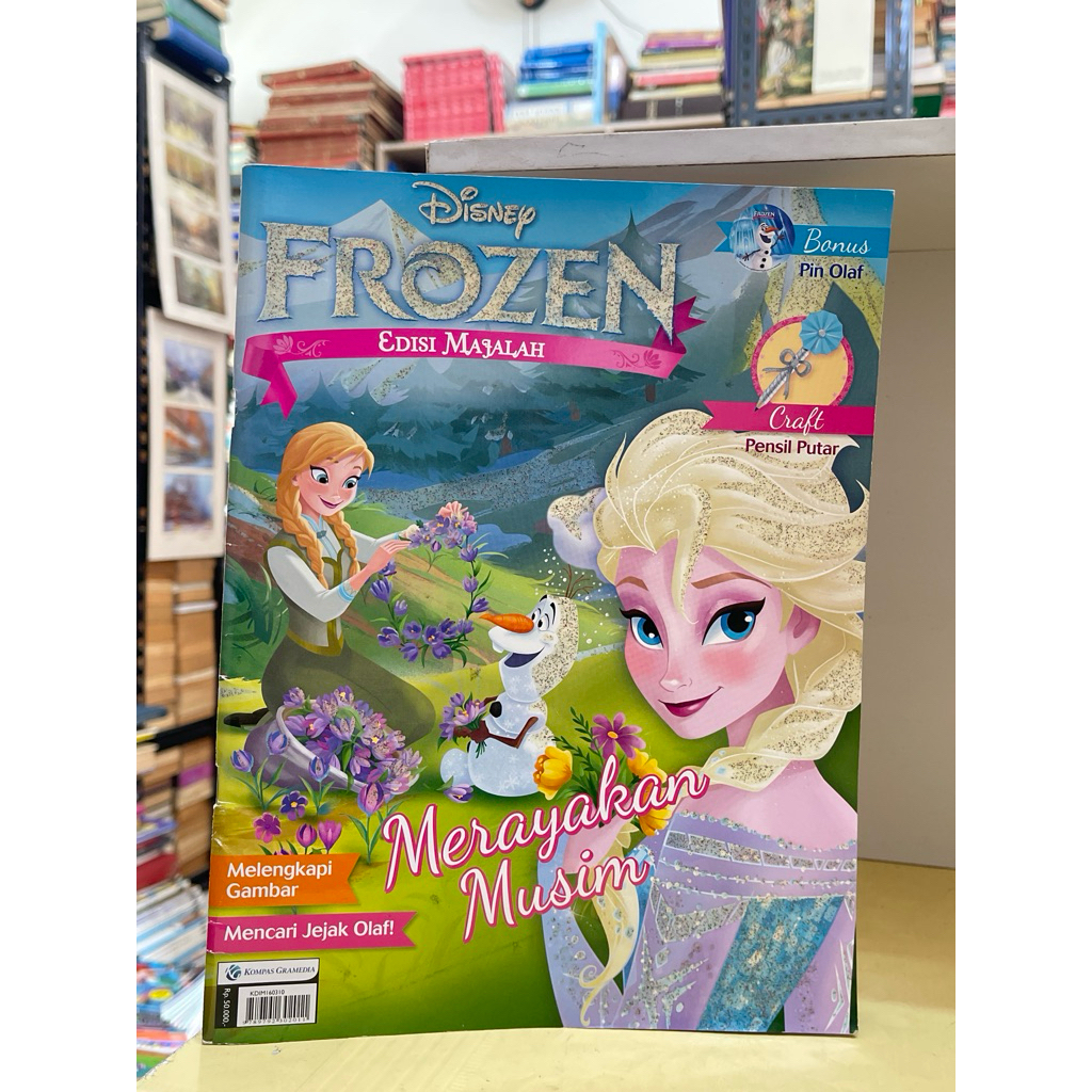 Disney frozen Book Magazine Edition Feeling Season