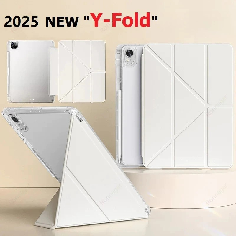 อะคริลิค Y-Fold Case Infinix Xpad 20 Pro 12 นิ้ว / Xpad 20 / Xpad 11 นิ้ว Anti Bend Trifold Auto สมา
