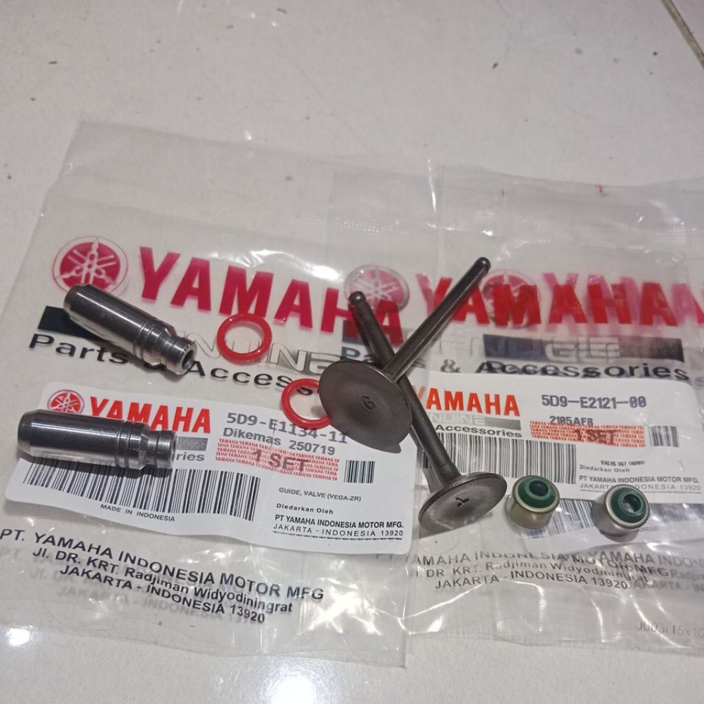 แพ็คเกจ 3 รายการ ขวดวาล์ว BOSH + ซีลวาล์ว + วาล์ว VEGA ZR VALVE UMBRELLA CODE 5D9