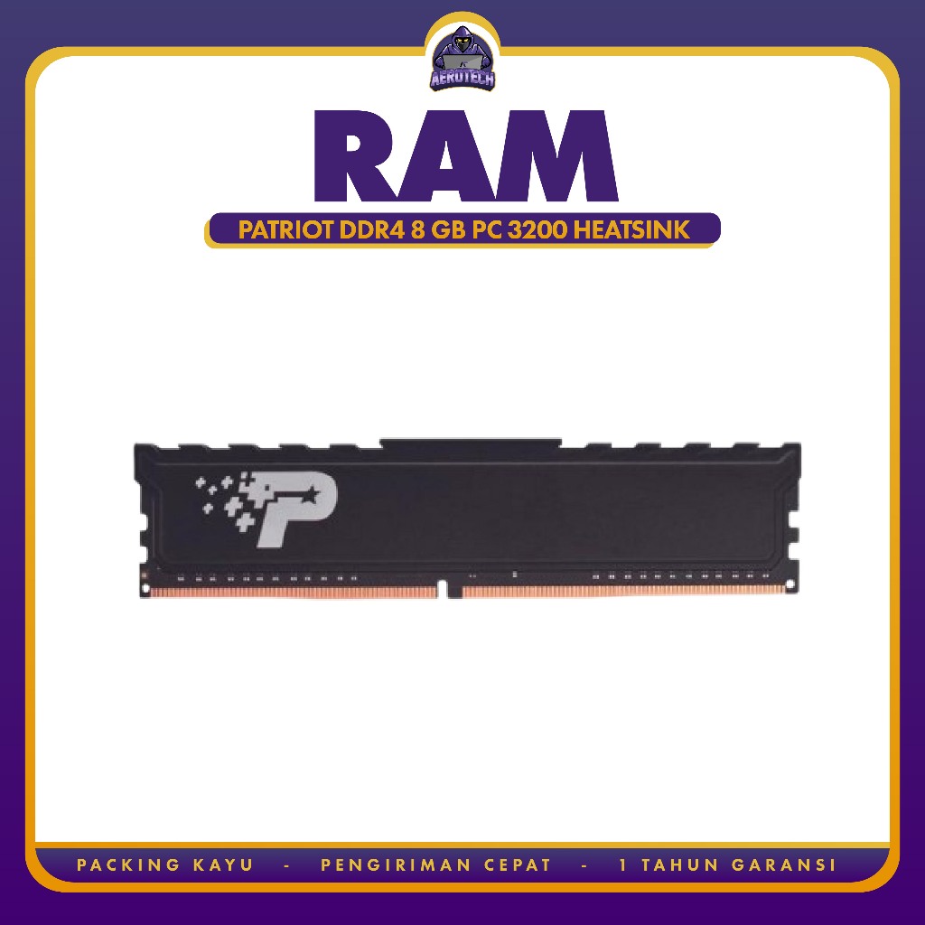 Patriot Signature Premium DDR4 8GB RAM (PC4-25600) 3200MHz UDIMM