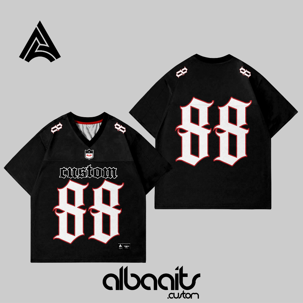 VINTAGE JERSEY - OVERSIZE JERSEY ORIGINAL BLACK88 - OVERSIZE JERSEY - DRYFIT JERSEY - OVERSIZE / VIN