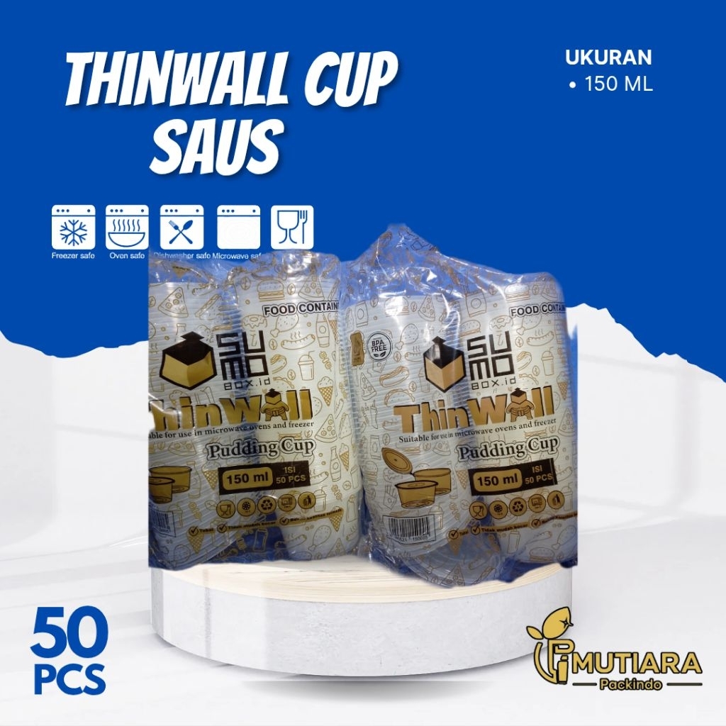 ถ้วยพุดดิ้ง ขนาด 150 ML (50 ชิ้น) ถูกที่สุด