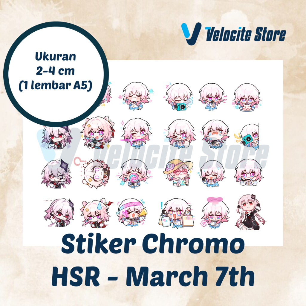 สติ๊กเกอร์ Chromo HSR (Astril Express) & (มีนาคม 7th)