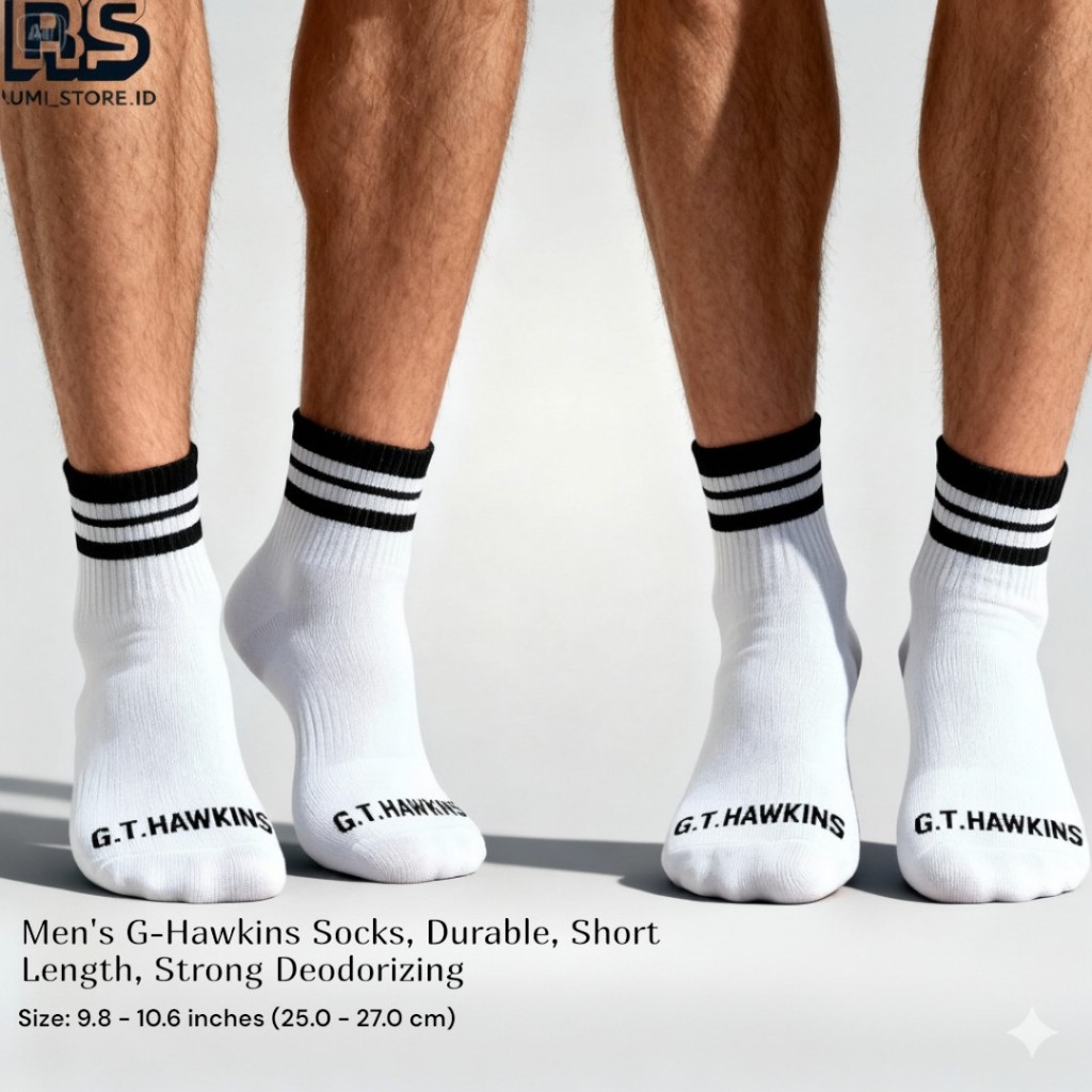 GT Hawkins Premium Mens Socks - นุ่ม สบาย และป้องกันกลิ่นสําหรับใช้ในชีวิตประจําวัน