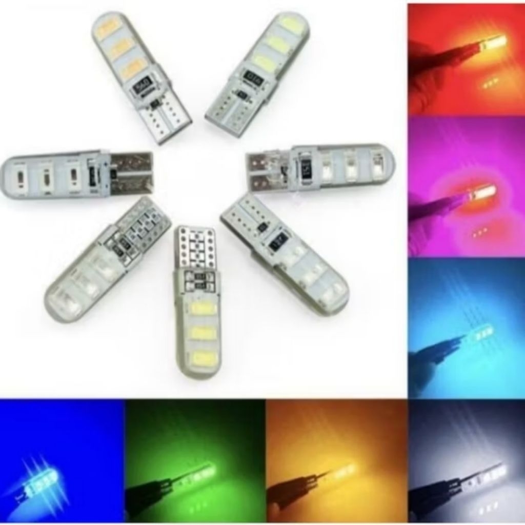 ขายส่ง LED t10 กระพริบเยลลี่ 6led, led twilight และ sen กระพริบสําหรับรถยนต์รถจักรยานยนต์