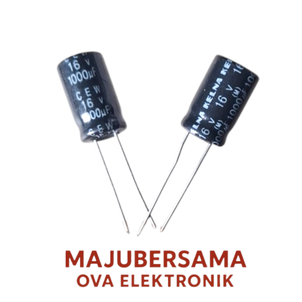 5 ชิ้น - Elko 16v 1000uF / 1000uF 16v WEC KLENA Original