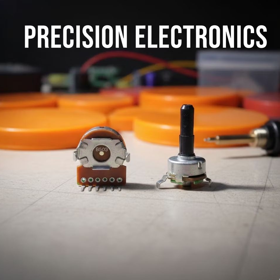 6 พินสเตอริโอ 50K Line Volume Potentiometer