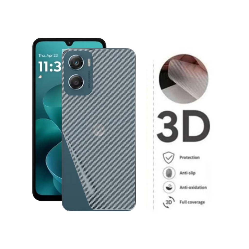 LAYER Garskin Skin Carbon MOTOROLA G06 / POWER ฟิล์มกันรอยหน้าจอด้านหลังโทรศัพท์มือถือ