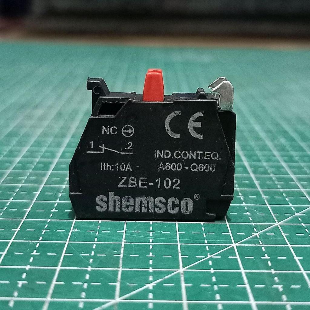 SHEMSCO ZBE-102 คอนแทคบล็อค NC